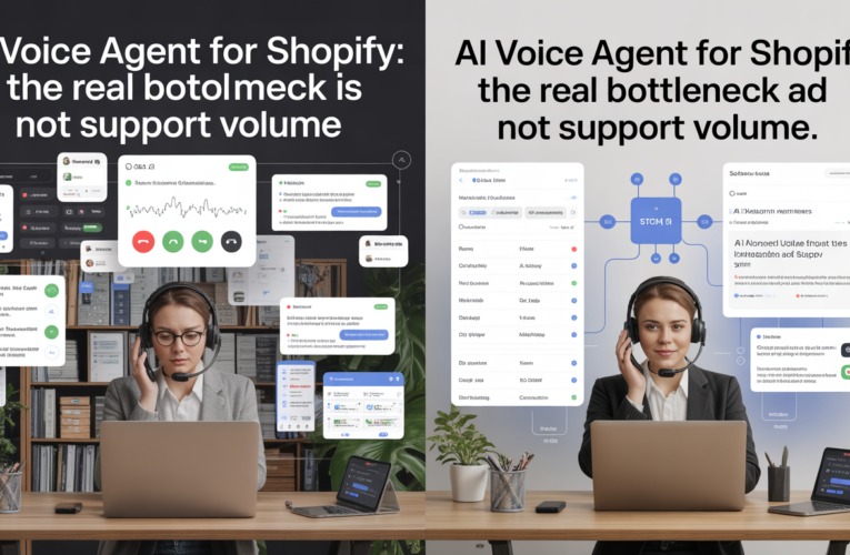AI Voice Agent for Shopify: The Real Bottleneck Isn’t Support Volume   It’s the System Behind It