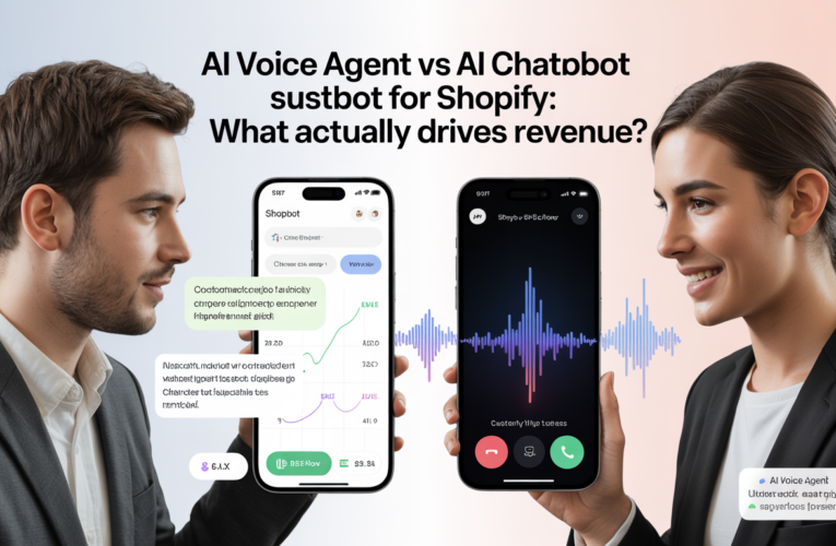 AI Voice Agent vs AI Chatbot for Shopify: What Actually Drives Revenue?