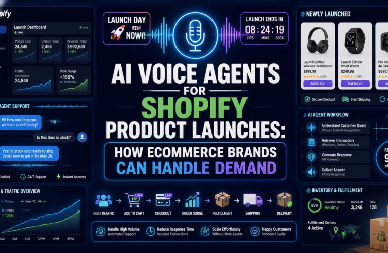 AI Voice Agents for Shopify Product Launches: How Ecommerce Brands Can Handle Demand